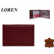 Kaarditasku 1001PJ RED, LOREN, Kaarditaskud ja visiitkaardihoidjad